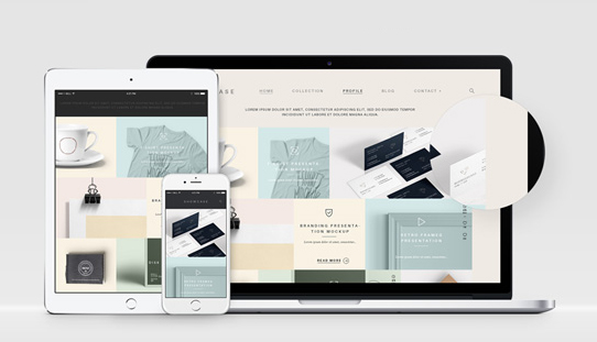 Ejemplo de diseño responsive adaptado a móviles, tablets y ordenadores en 2025